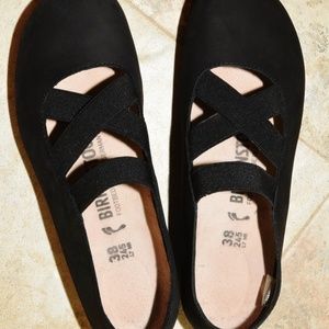 Birkenstock Santa Ana Black Nubuck size 38
